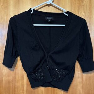 Express Black Knit Sweater